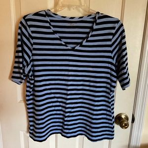 Women’s Coldwater Creek striped 1x cotton